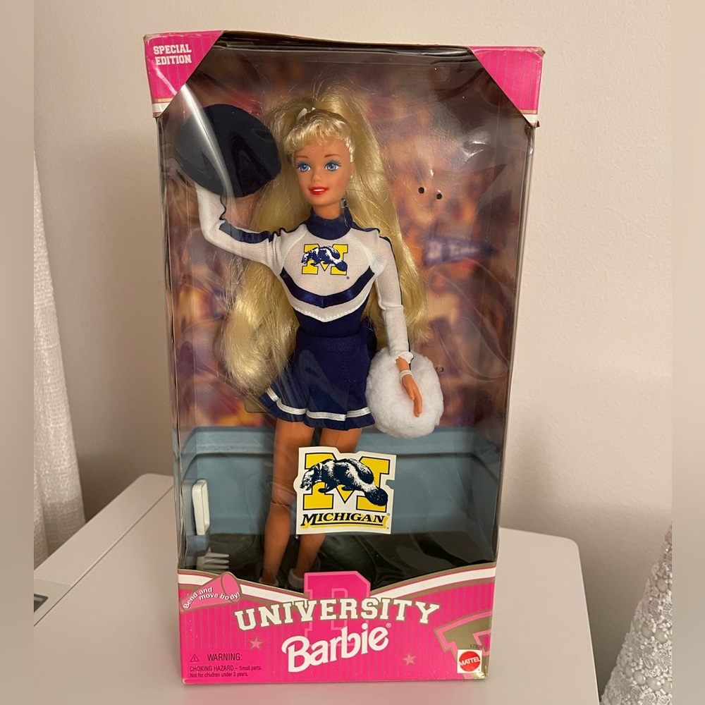 University Barbie Cheerleader Doll Special Edition